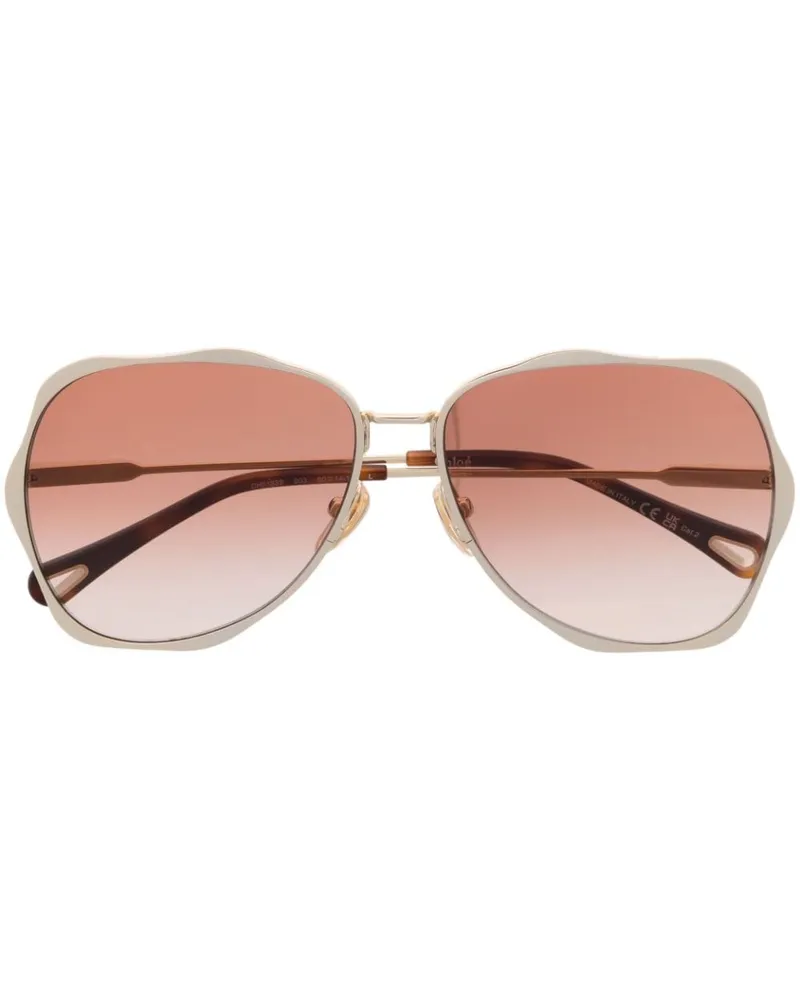 Chloé Honore Pilotenbrille Gold