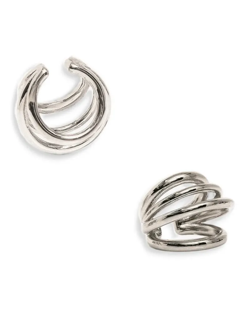 PANCONESI Orbit Helix Ear Cuff Set - Silber Silber