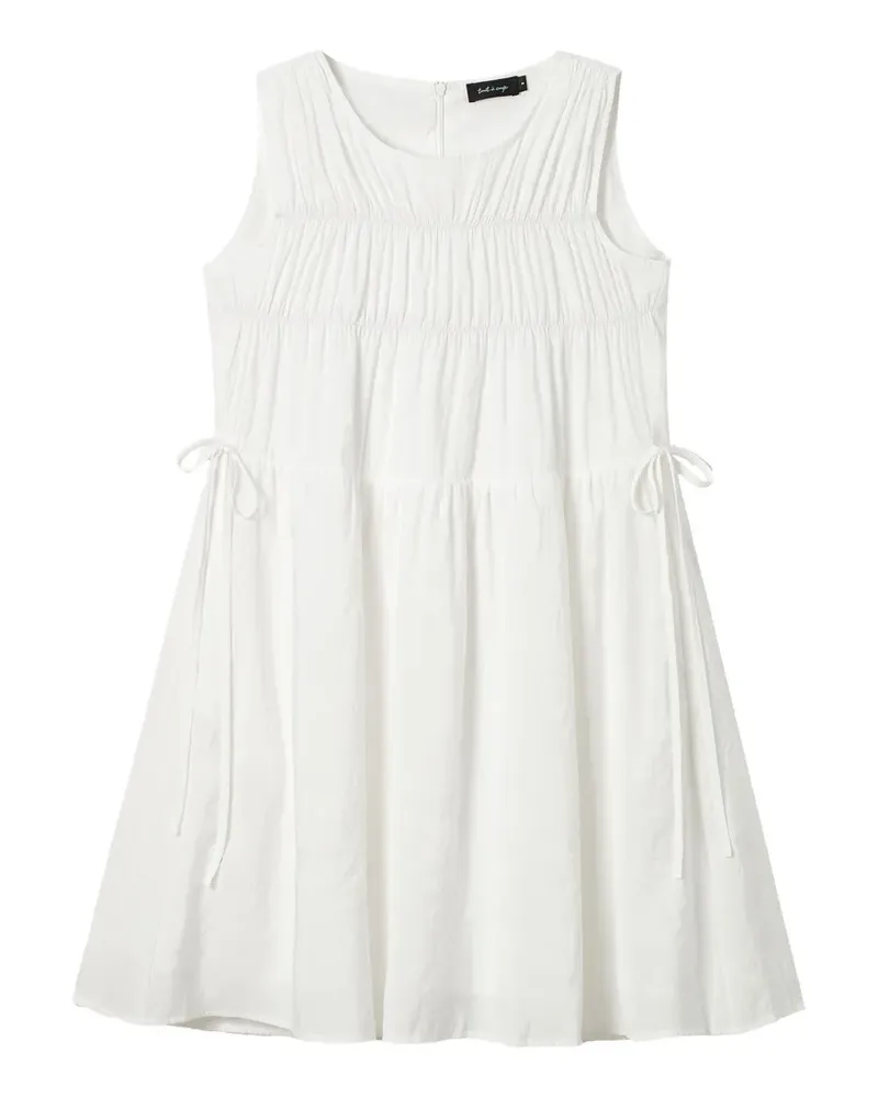Tout a Coup ruched mini dress - Weiß Weiß