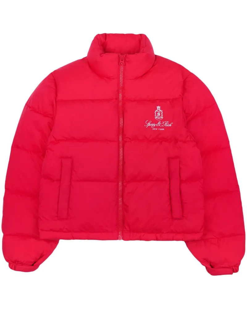 SPORTY & RICH Vendome Steppjacke - Rot Rot