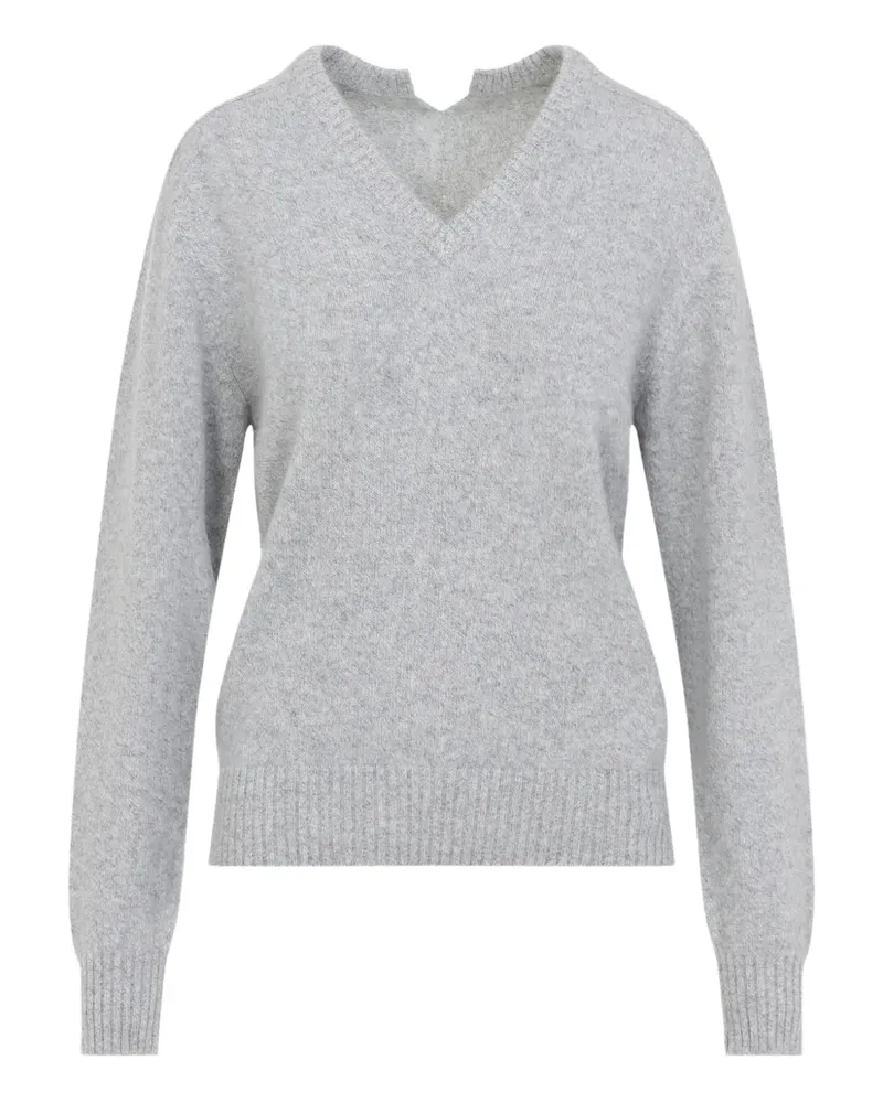 Carven Kaschmirpullover mit V-Ausschnitt - Grau Grau