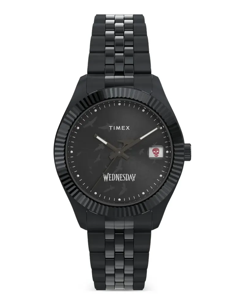 Timex x Wednesday Legacy 36mm watch - Schwarz Schwarz
