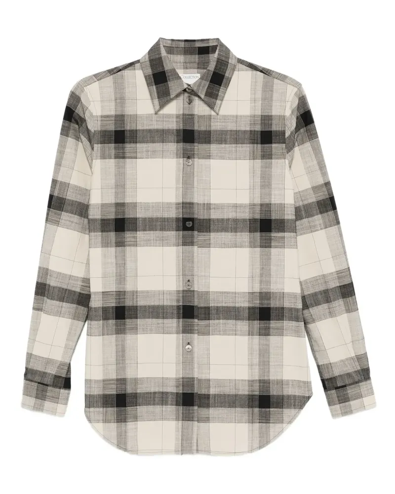 Calvin Klein plaid buttoned scarlett shirt - Schwarz Schwarz