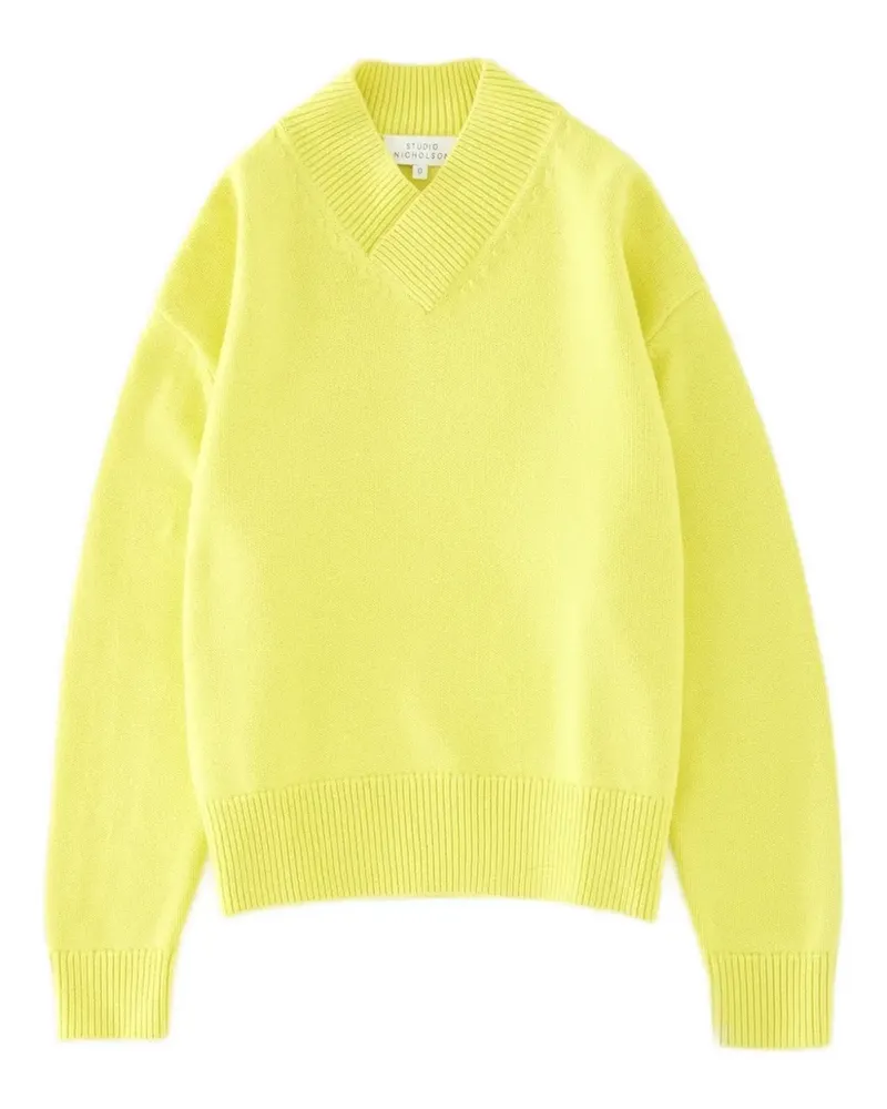 Studio Nicholson Nohwe long-sleeves sweater - Gelb Gelb