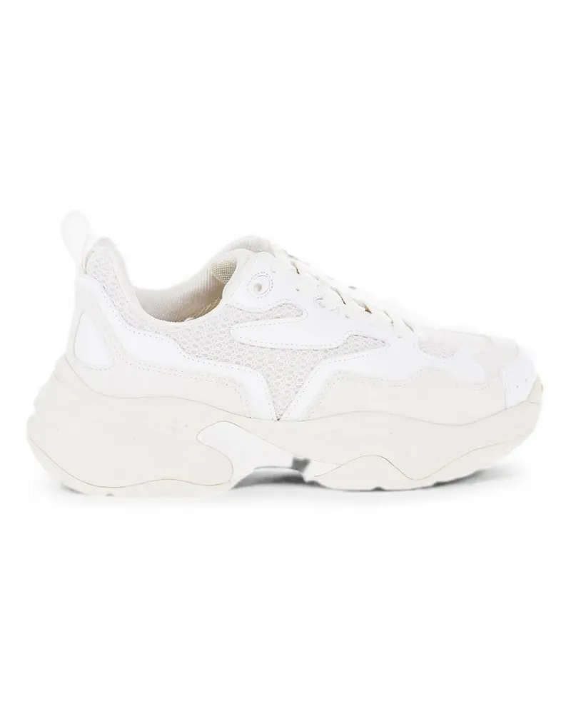 Neil Barrett Croquis Sneakers mit Mesh-Einsatz - Weiß Weiß