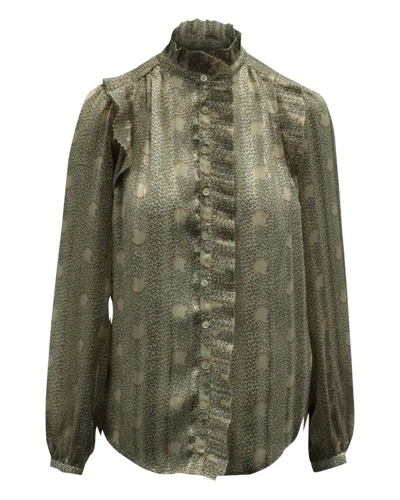 ba&sh silk blouse - Grün Grün