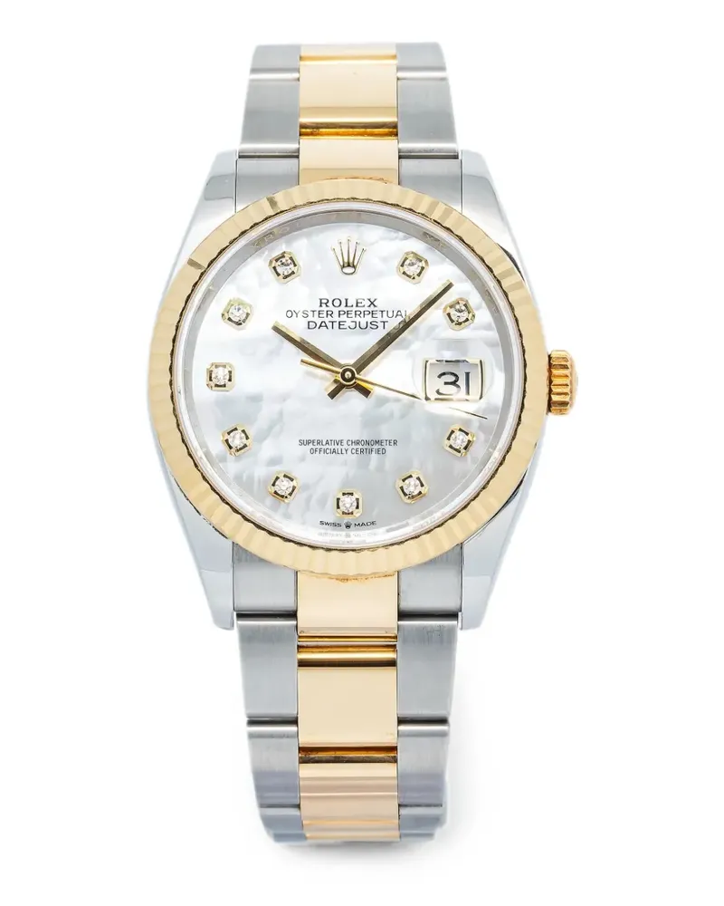 Rolex Datejust 36mm watch - Weiß Weiß