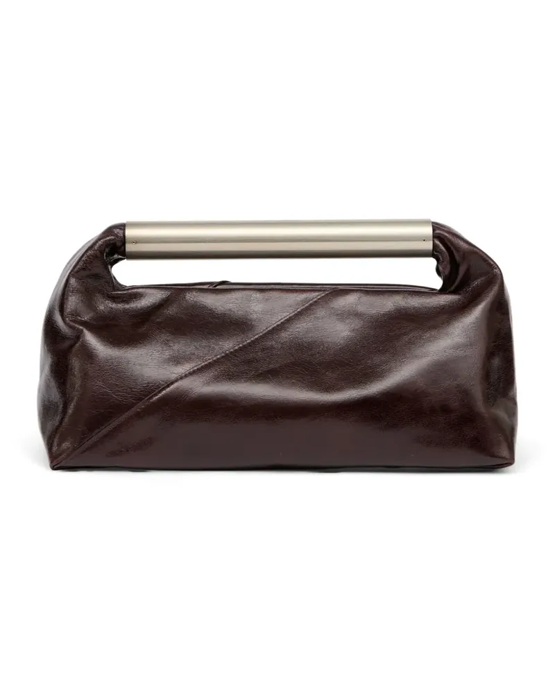 Maison Margiela Bean Handtasche mit metallischem Henkel - Braun Braun