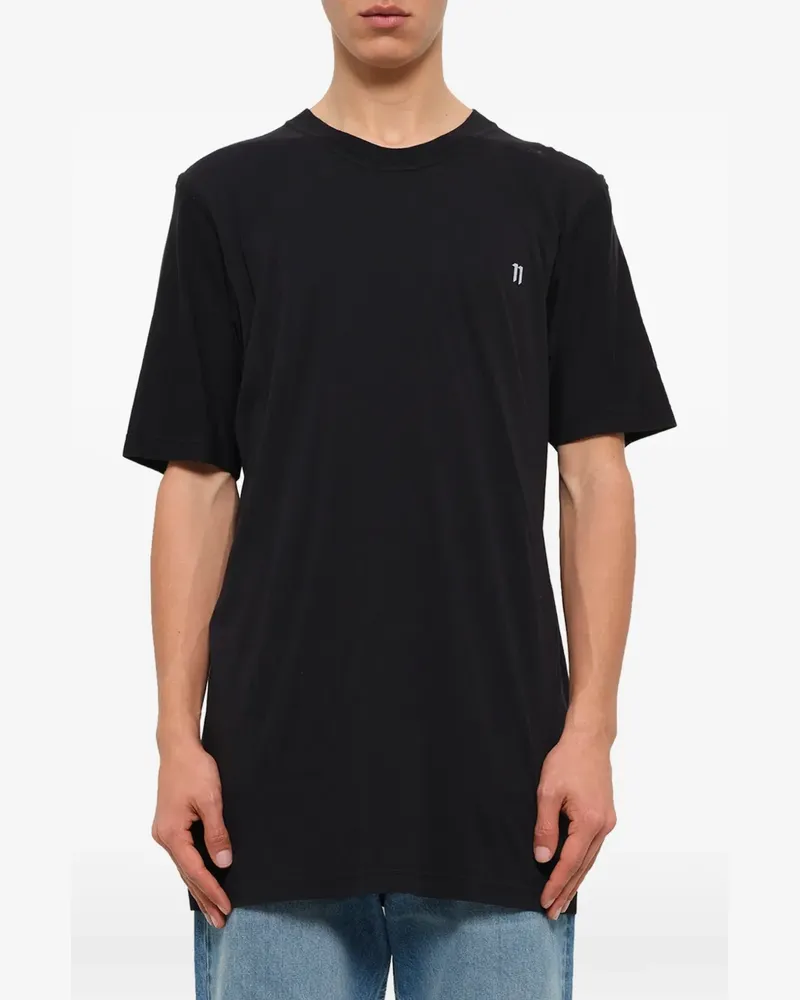Boris Bidjan Saberi T-Shirt mit grafischem Print - Schwarz Schwarz