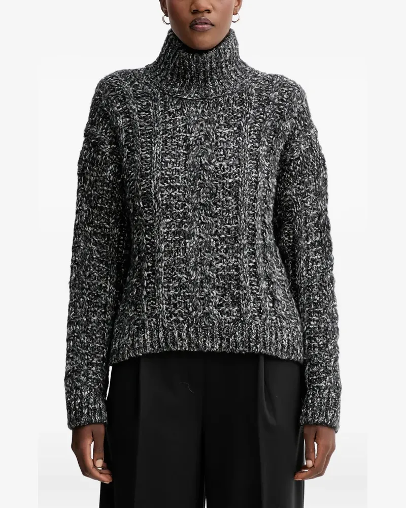 Marc O'Polo cable-knit roll-neck sweater - Grau Grau