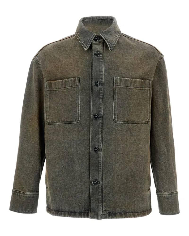 Fendi buttonned denim shirt - Grau Grau