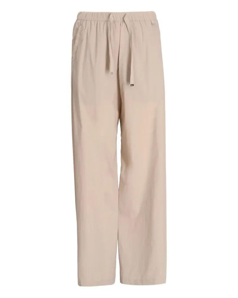 Herno Straight-Leg-Hose mit Kordelzug - Nude Nude