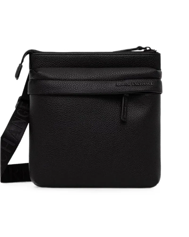 Armani Exchange Gürtel mit Logo-Schild - Schwarz Schwarz