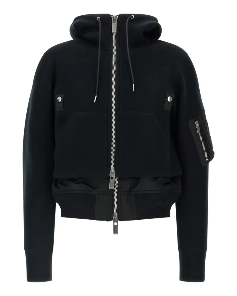 Sacai Sponge Bomberjacke - Schwarz Schwarz