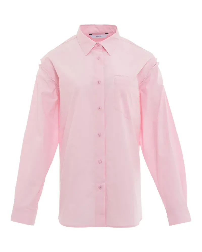pushBUTTON Hemd mit Cut-Outs - Rosa Rosa