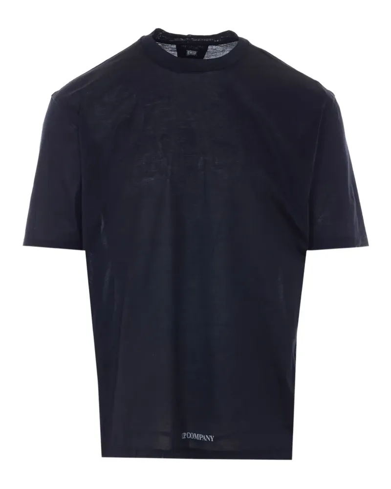 C.P. Company logo-print jersey T-shirt - Schwarz Schwarz