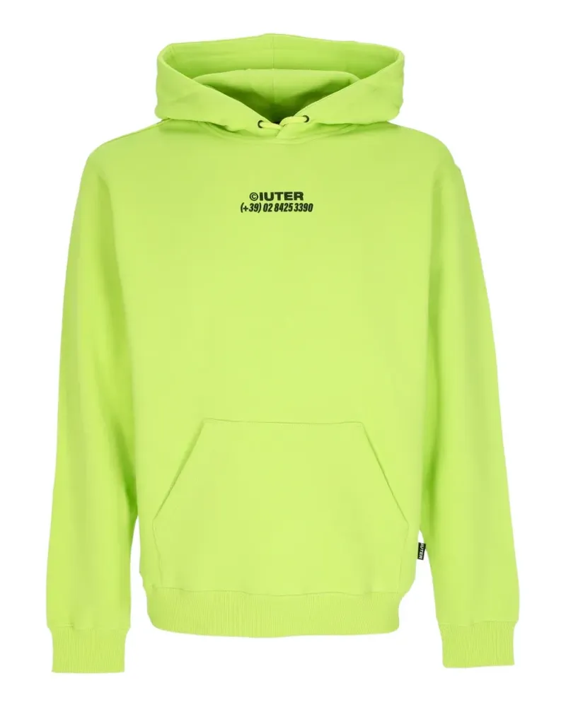 Iuter horse-print graphic-print hoodie - Grün Grün