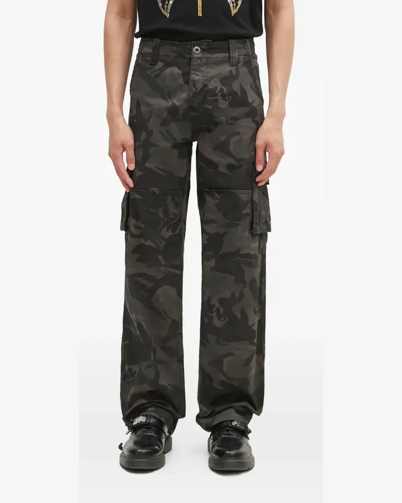 Alpha Industries Jat camouflage cargo trousers - Grau Grau