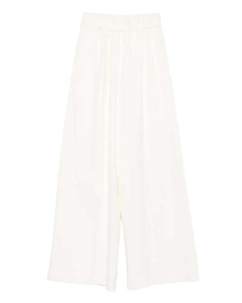 forte_forte Hose mit elastischem Bund - Nude Nude