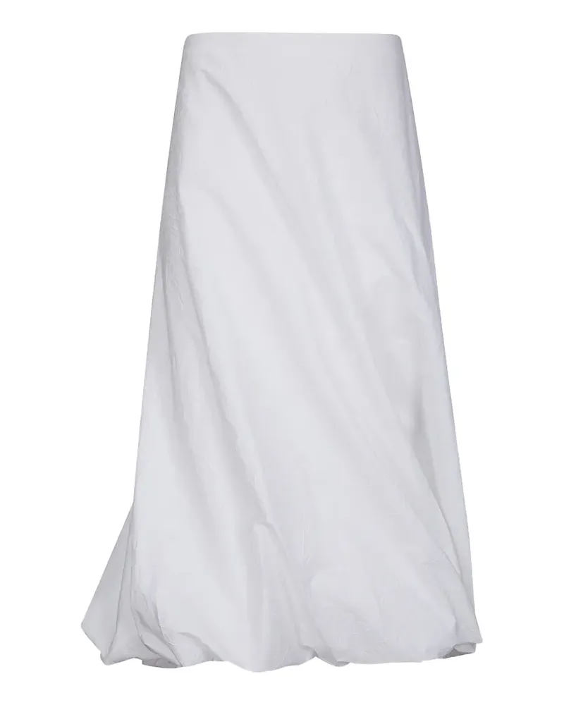 Róhe twisted crushed skirt - Weiß Weiß