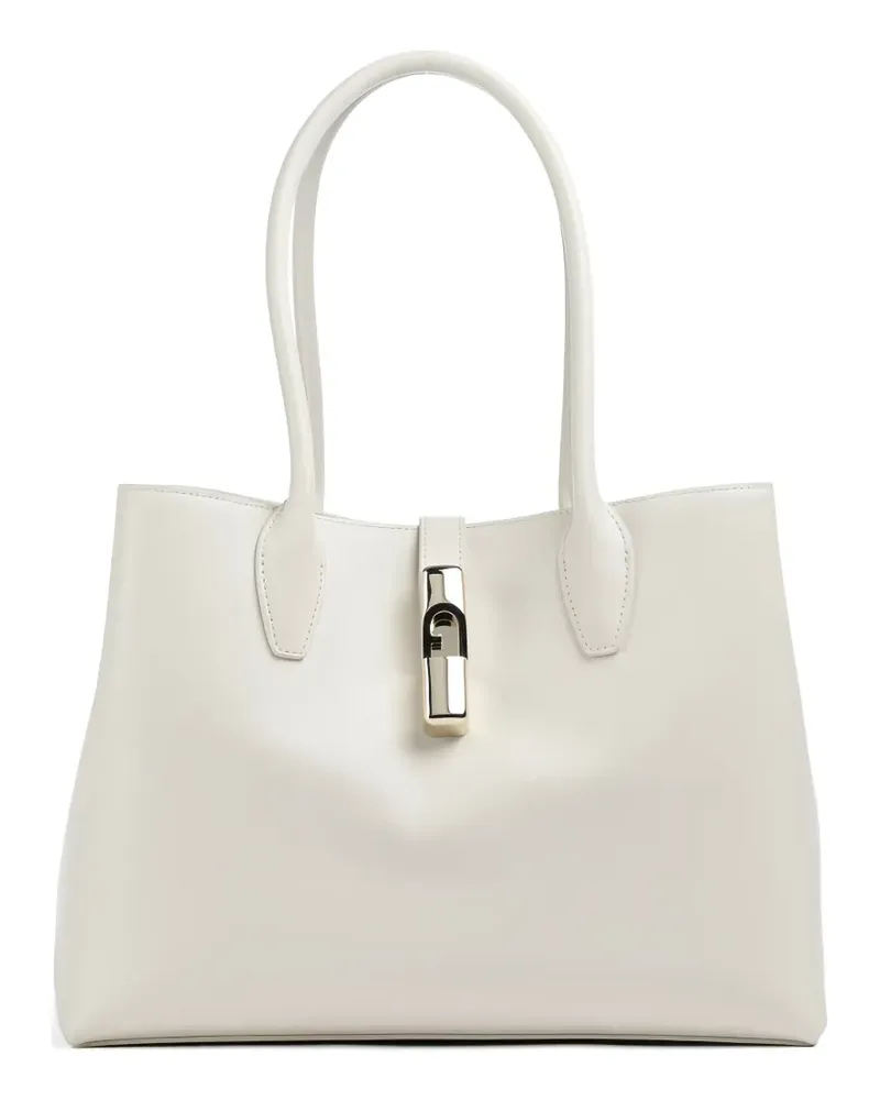 Furla Weiße Schultertasche Weiß