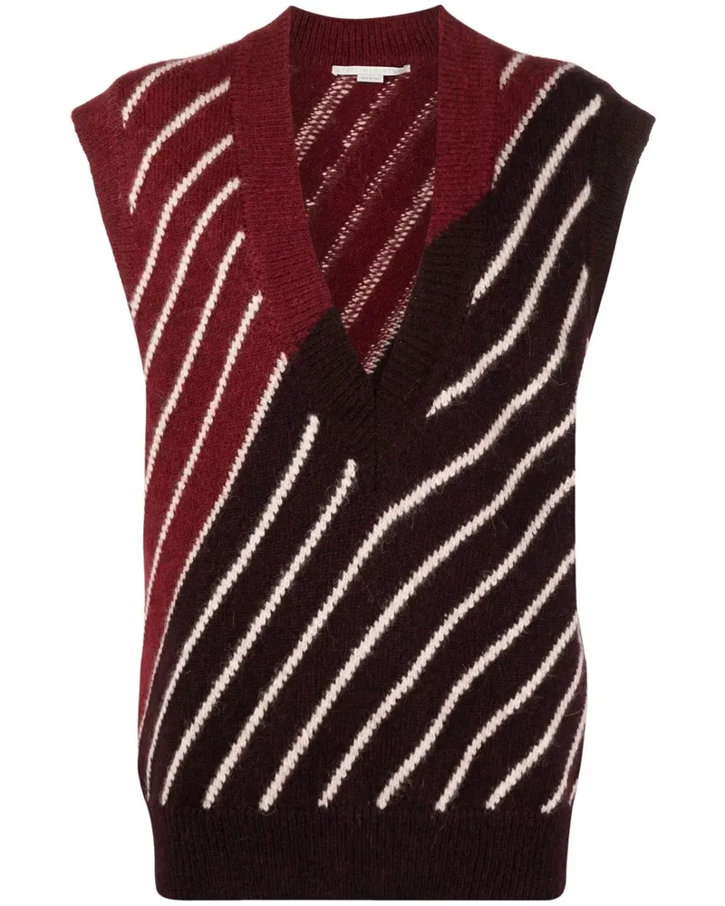 Stella McCartney Gestreifter Pullover - Braun Braun
