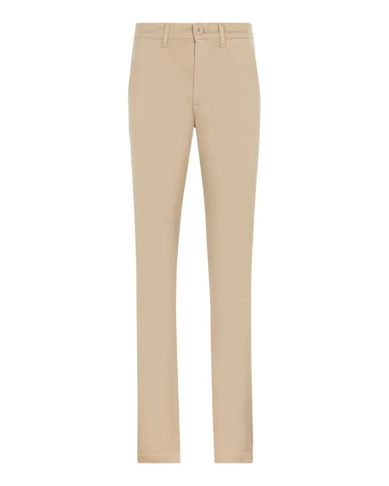 Roberto Cavalli Schmale Hose mit Gürtelschlaufen - Nude Nude