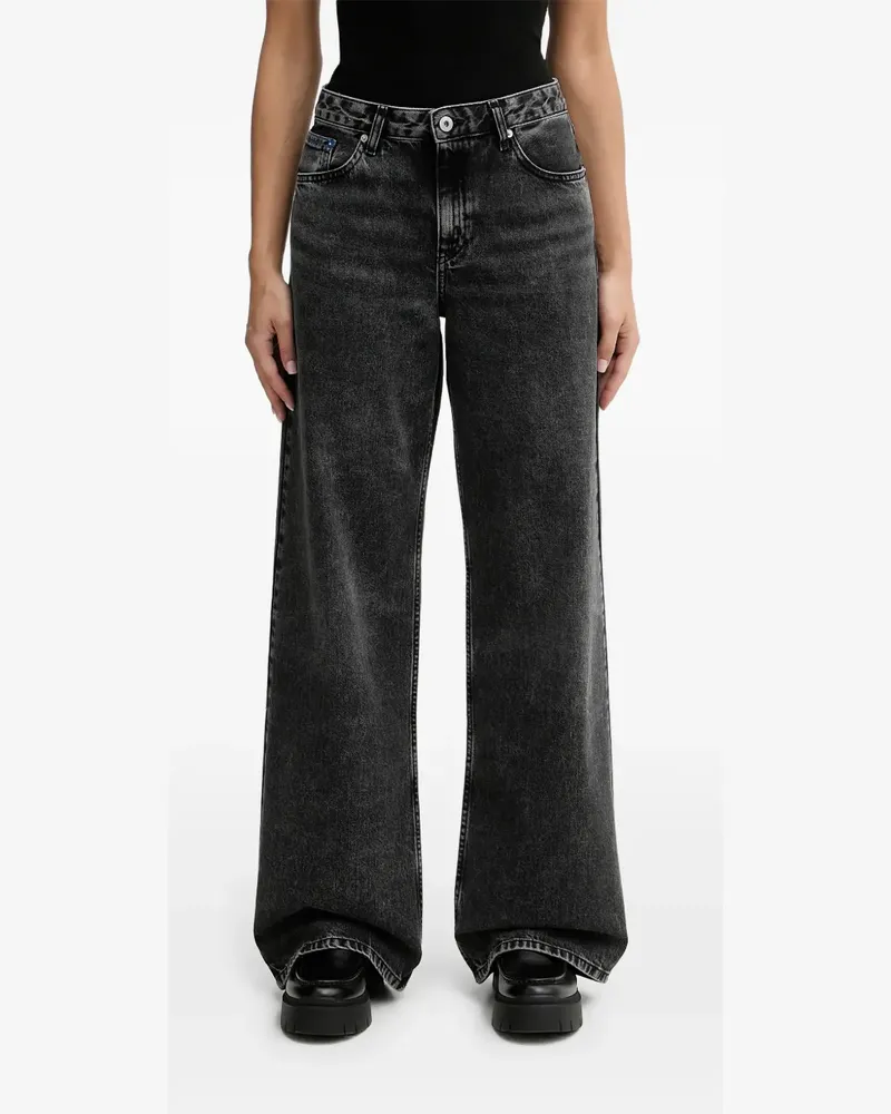 Karl Lagerfeld wide-leg jeans - Grau Grau