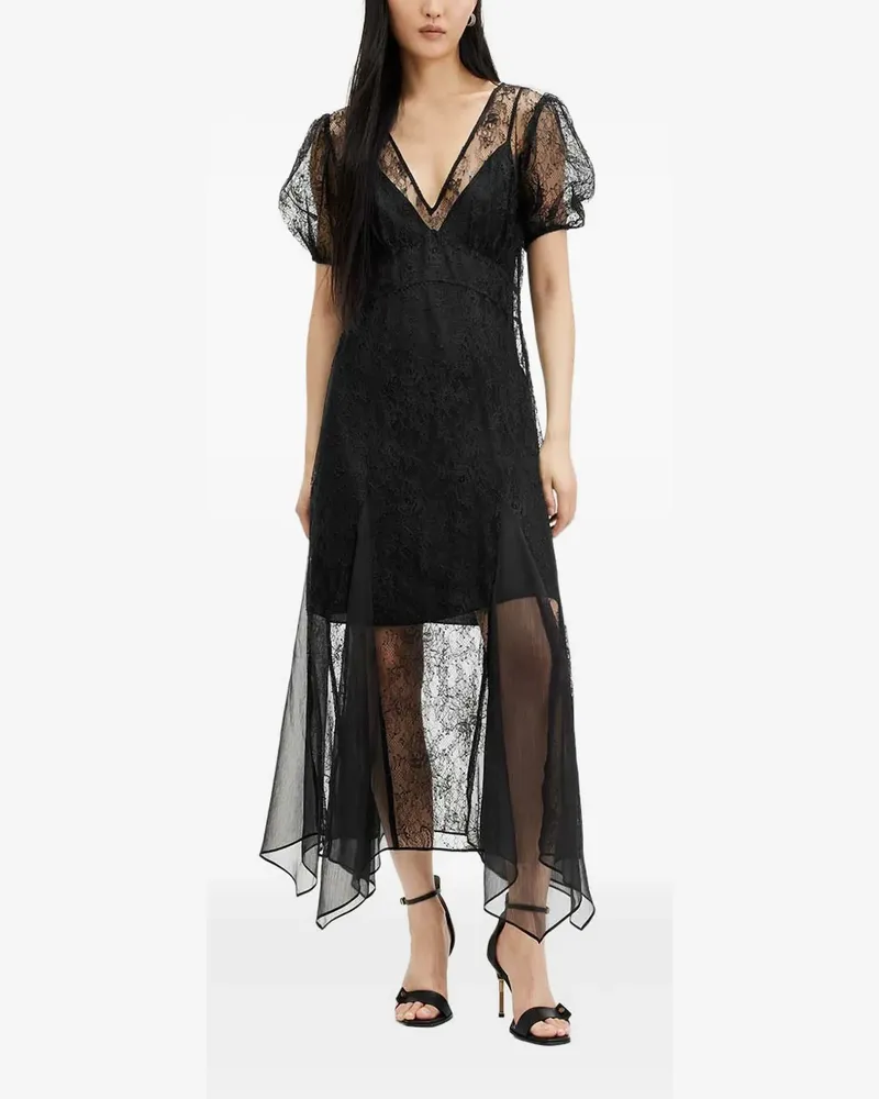 AllSaints Rayna dress - Schwarz Schwarz