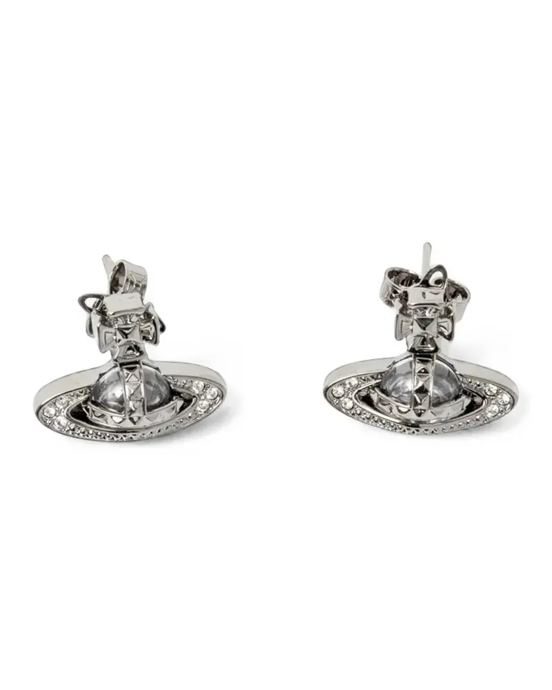 Vivienne Westwood Pina Bas Ohrringe mit Relief - Silber Silber