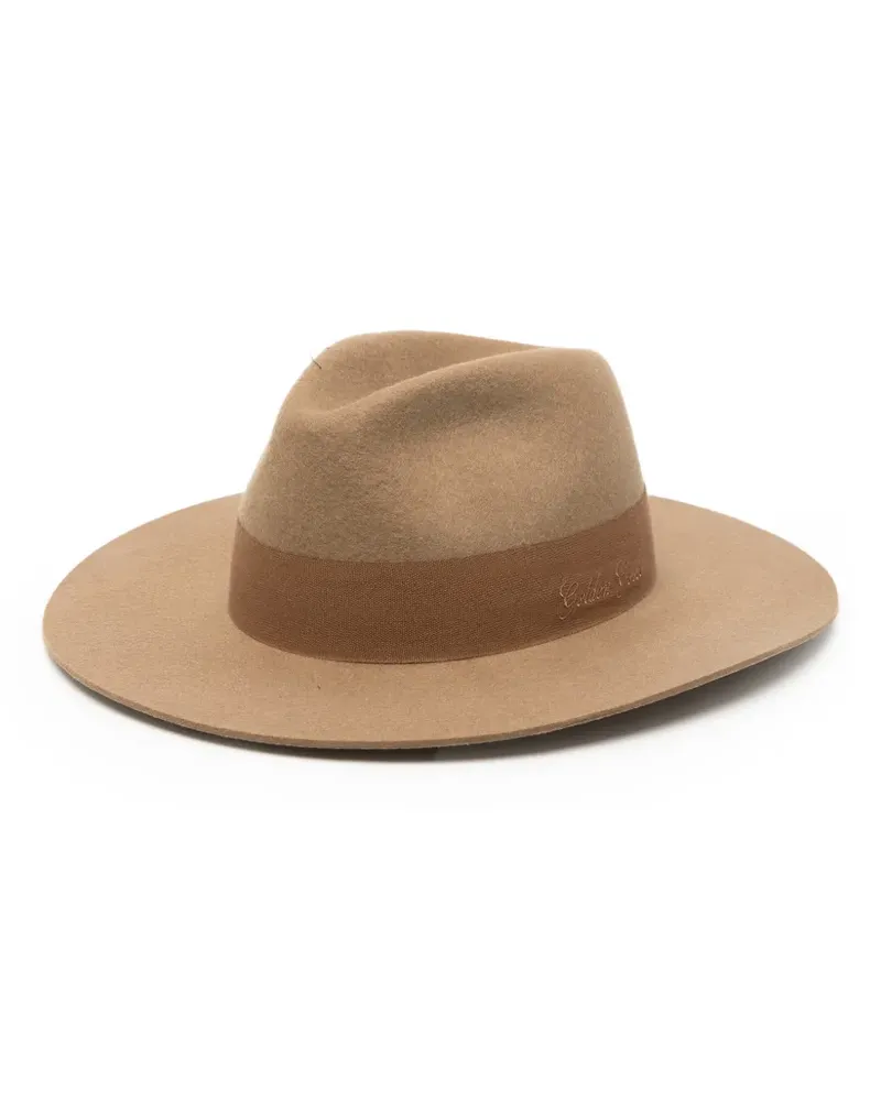 Golden Goose Fedora aus Filz - Nude Nude