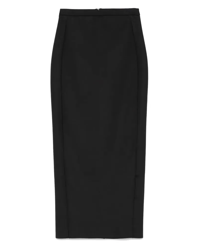 Max Mara Charme Midirock - Schwarz Schwarz