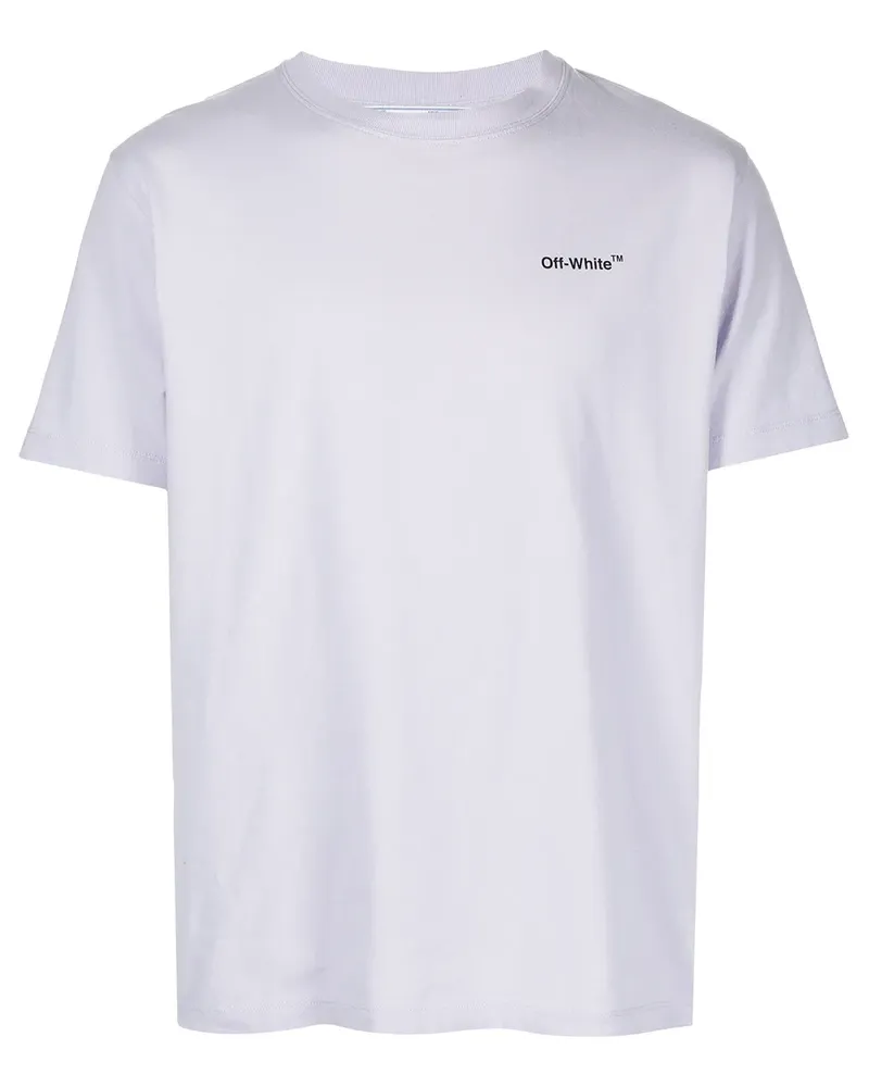 OFF-WHITE T-Shirt mit Arrows-Print - Violett Violett