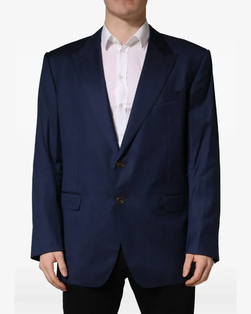 Dolce & Gabbana single-breasted blazer - Blau Blau