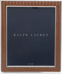 Ralph Lauren Home Brockton Bilderrahmen aus Leder Braun