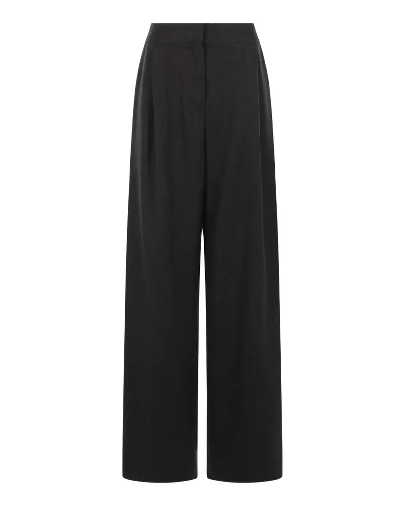Dušan pleated wide-leg trousers - Grün Grün