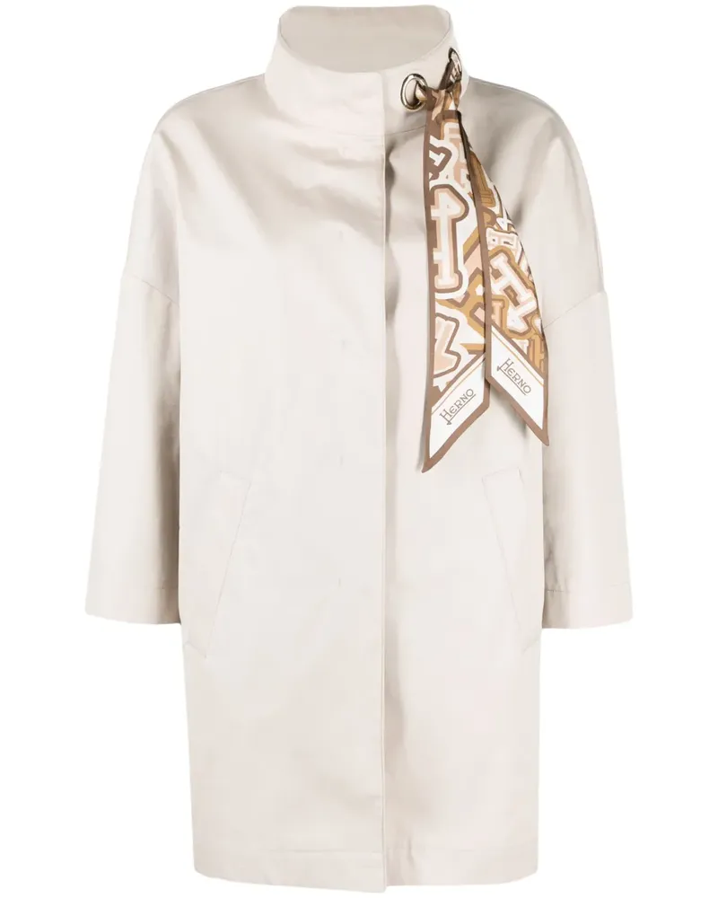 Herno Parka mit Schal - Nude Nude