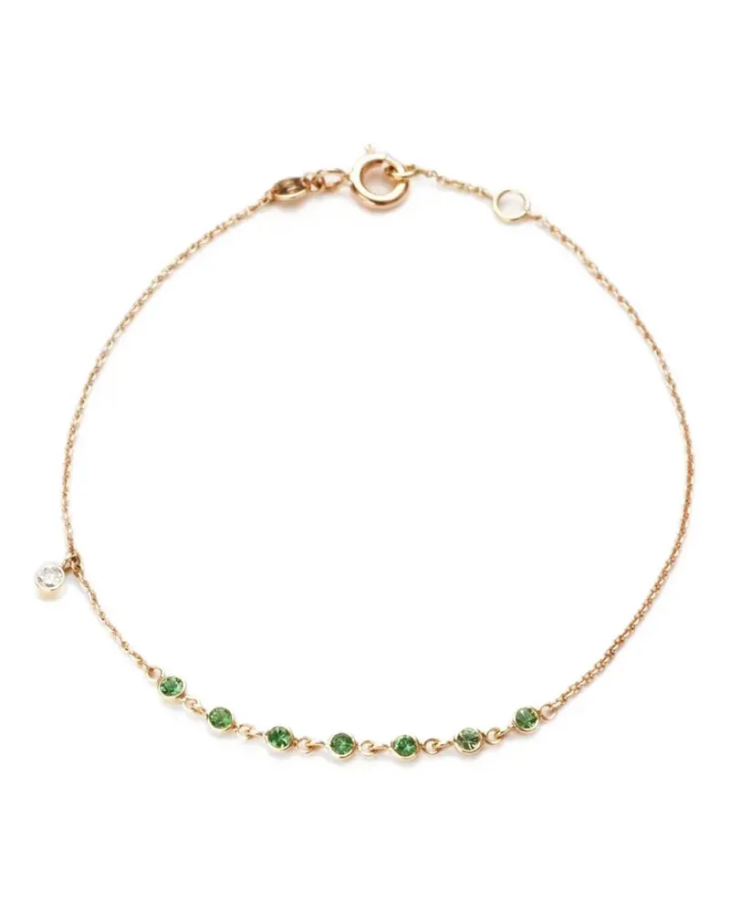 WHITE BIRD Claris Rich Armband mit Tsavorit und Diamant - Gold Gold