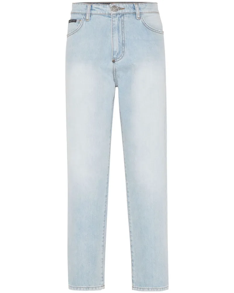Philipp Plein Jeans mit Logo - Blau Blau