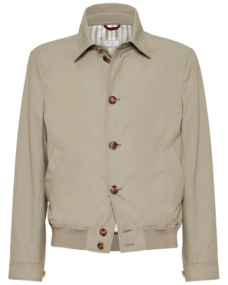 Brunello Cucinelli Wasserabweisende Bomberjacke - Nude Nude