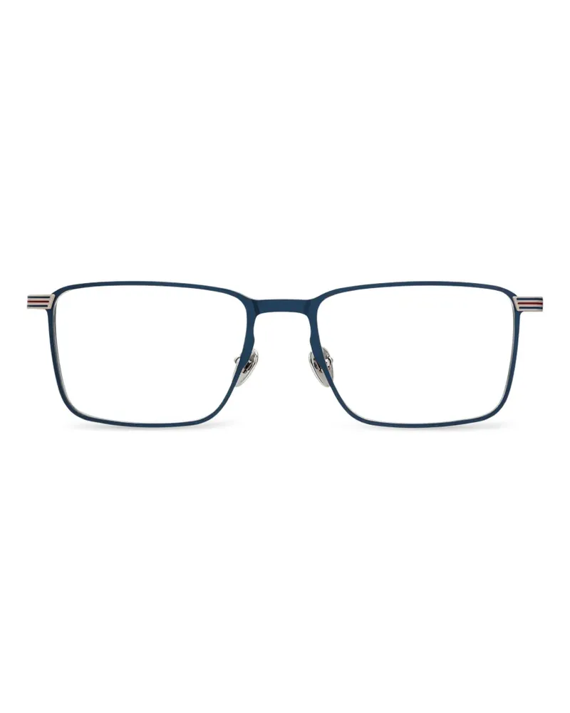 Lacoste Brille mit eckigem Gestell - Blau Blau