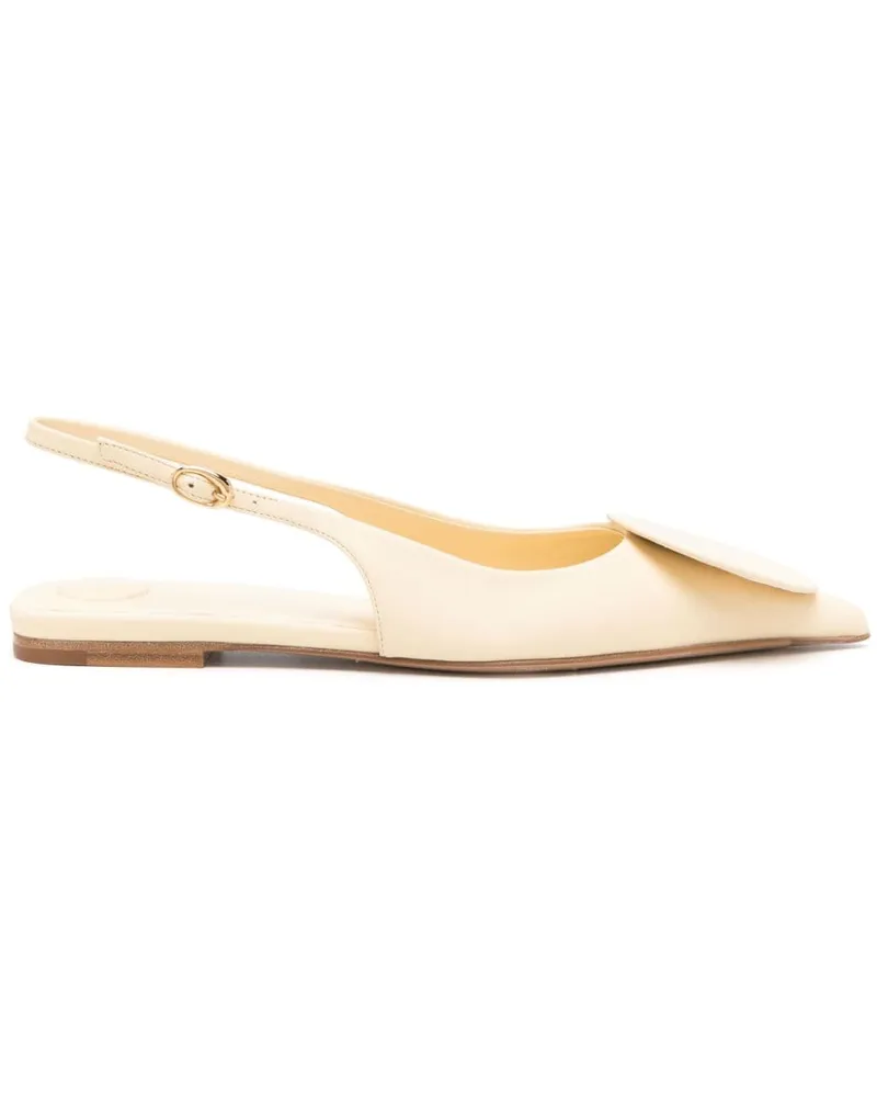 Jacquemus Les Slingbacks Duelo Plates Ballerinas - Nude Nude