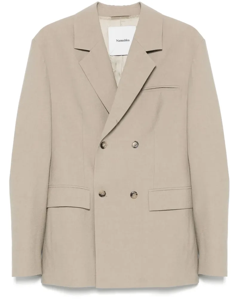 Nanushka Diante Blazer - Grau Grau
