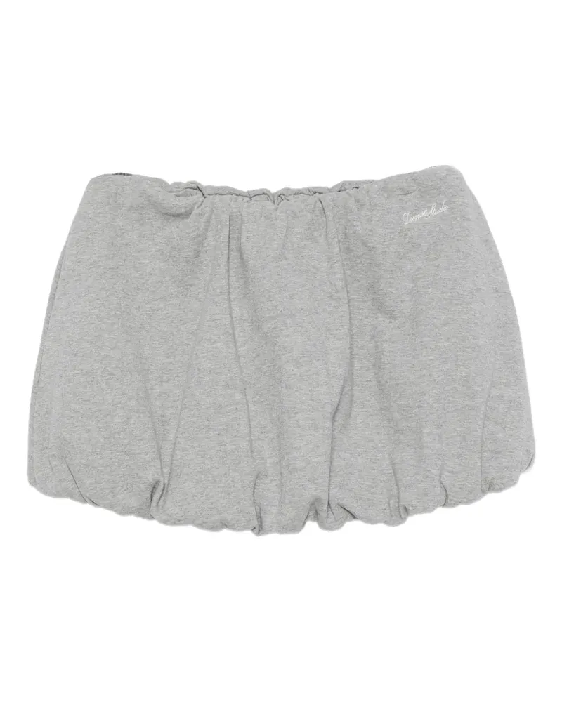 Dunst bubble-hem mini skirt - Grau Grau