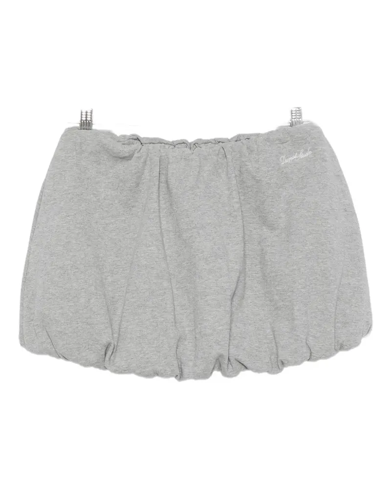 Dunst bubble-hem mini skirt - Grau Grau