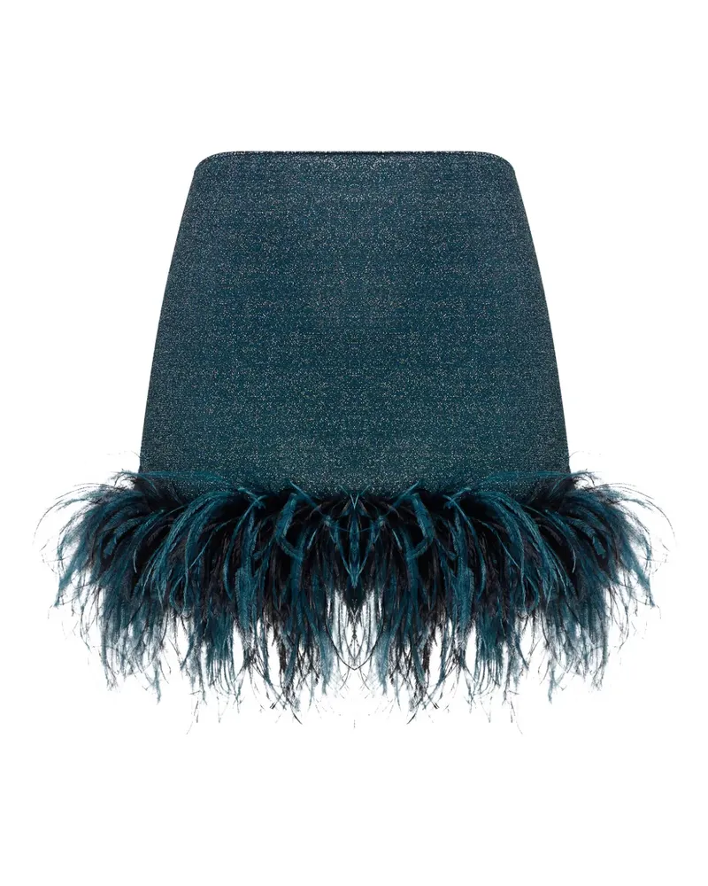 Oséree Lumière Plumage mini skirt - Blau Blau