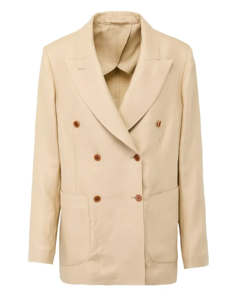Giuliva Heritage Collection Doppelreihiger Cettina Blazer - Nude Nude