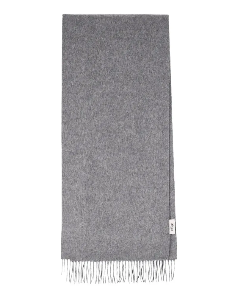 Altea Schal mit Fransensaum - Grau Grau