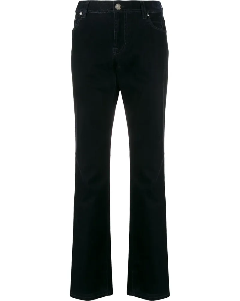 Corneliani Gerade Jeans - Blau Blau