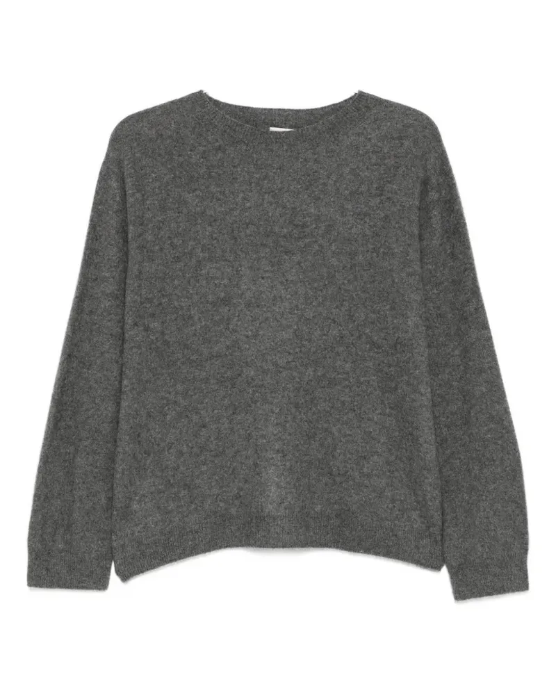 Max Mara fine-knit wool sweater - Grau Grau